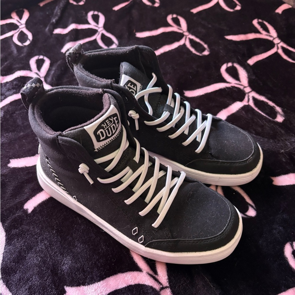 Hey Dude Black high tops